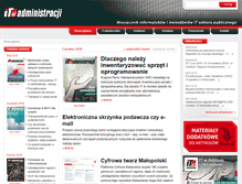 Tablet Screenshot of itwadministracji.pl